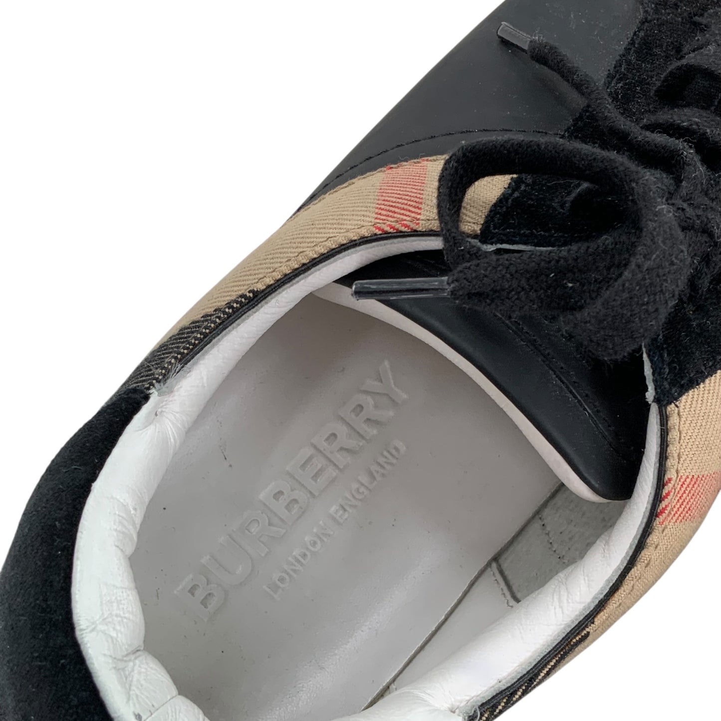 Burberry Leather Suede and House Check Sneakers