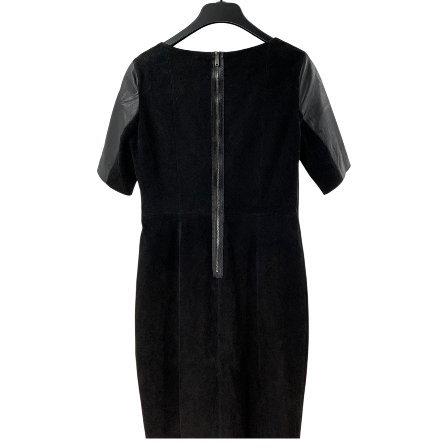 Elie Tahari Dawn Dress Dress with Leather Detailing