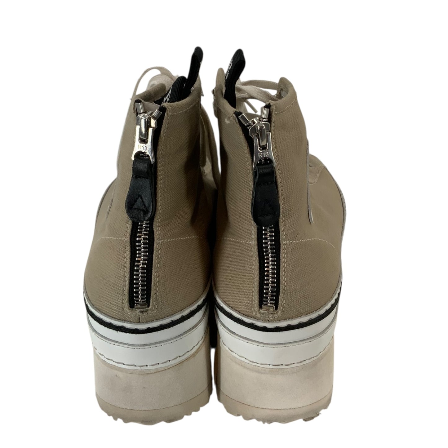 R13 Courtney Platform High Top Sneakers