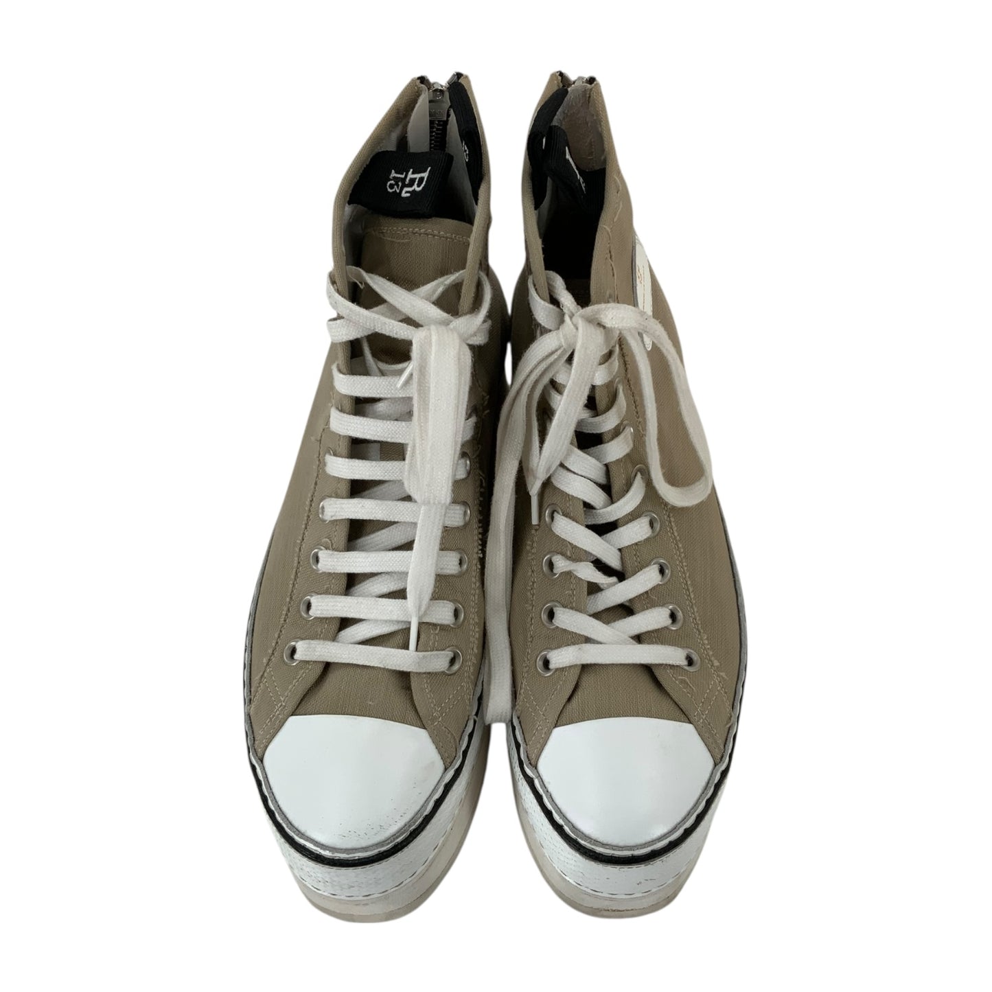 R13 Courtney Platform High Top Sneakers