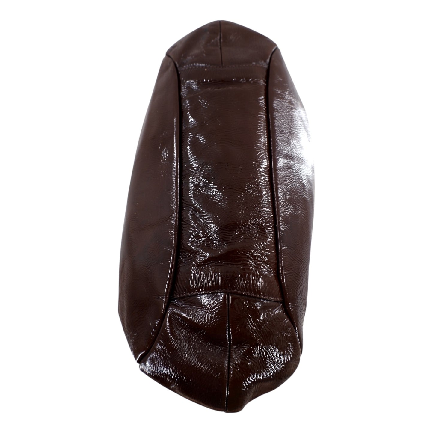 Prada Brown Ombre Patent Leather Bag