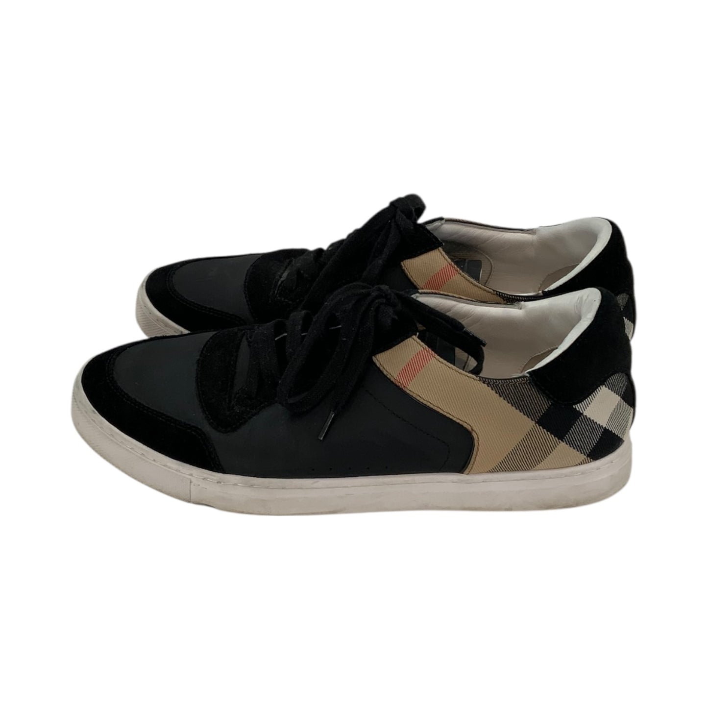 Burberry Leather Suede and House Check Sneakers