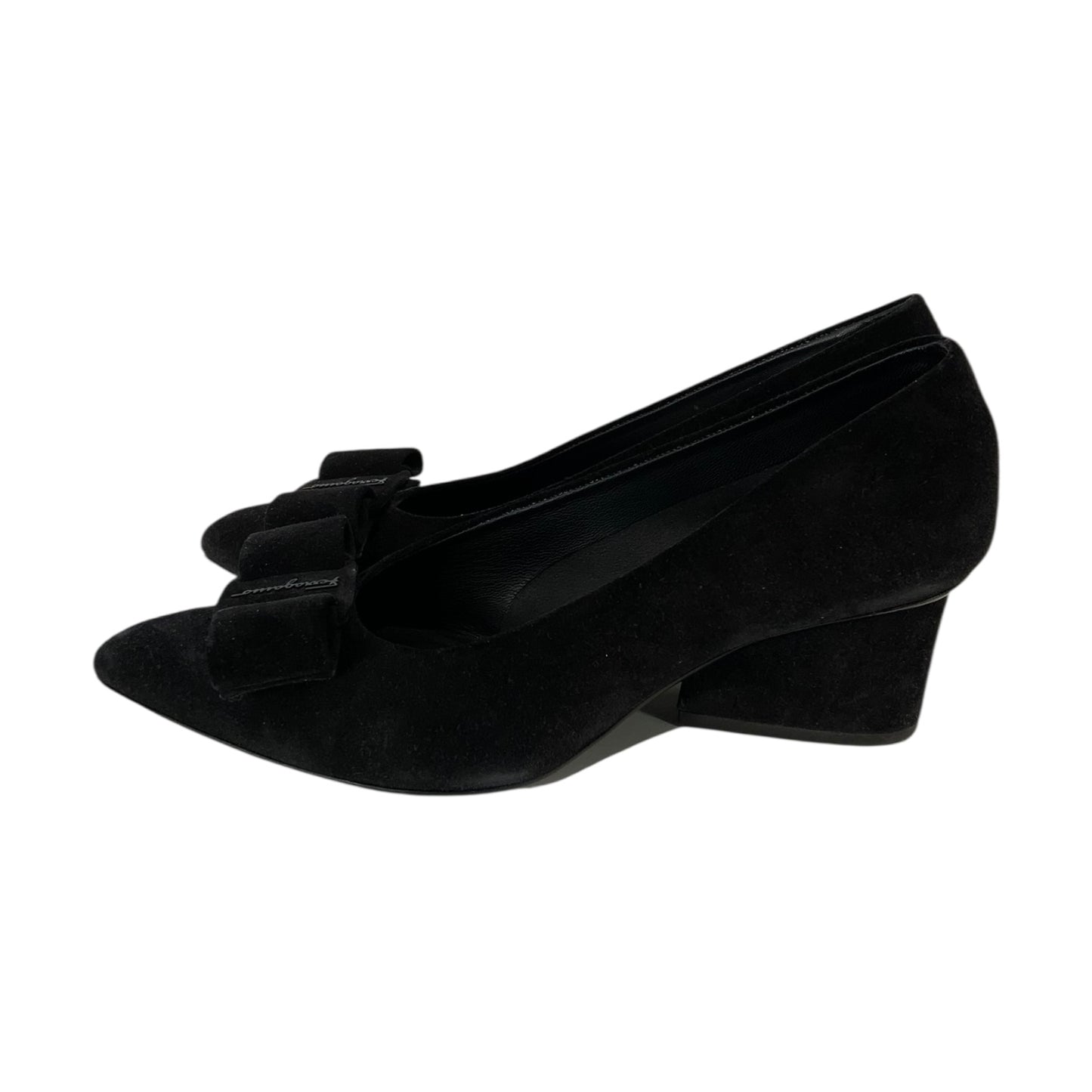 Salvatore Ferragamo Black Bow Pumps