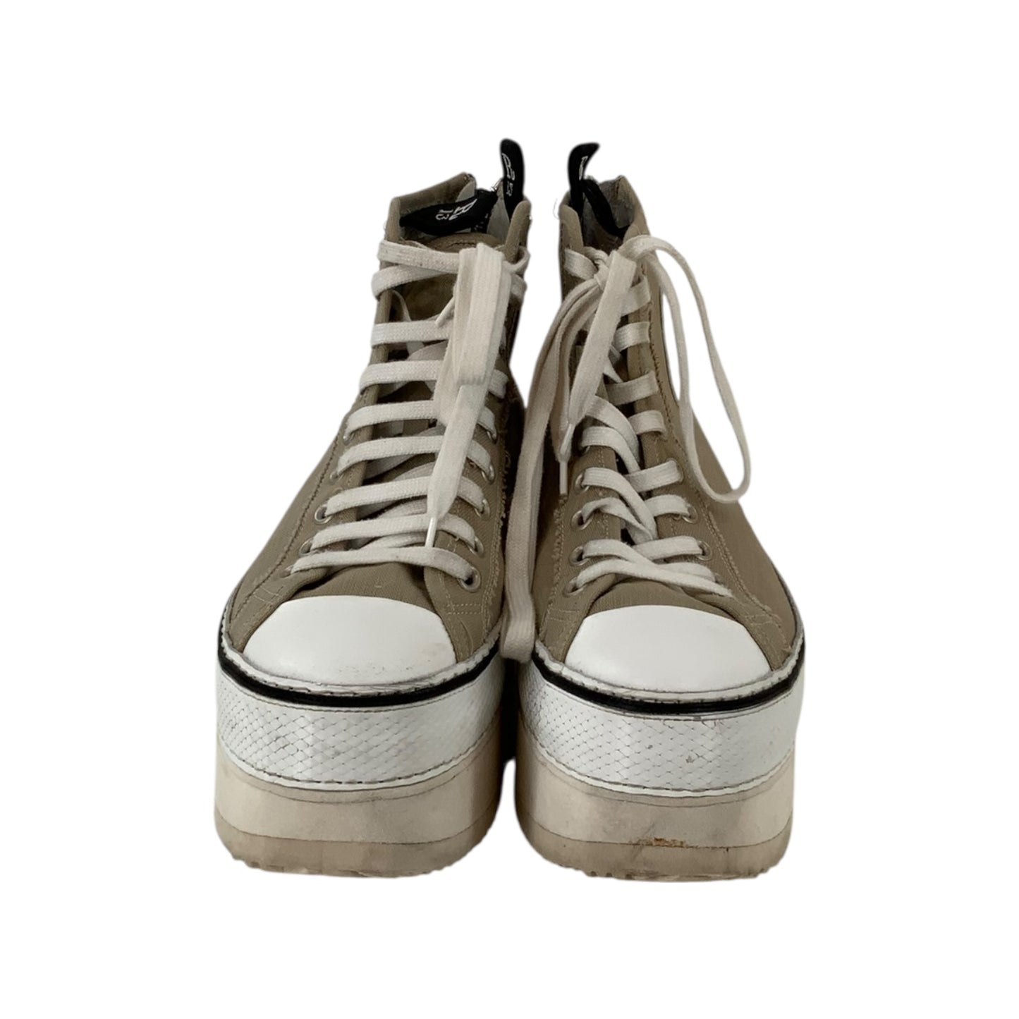 R13 Courtney Platform High Top Sneakers