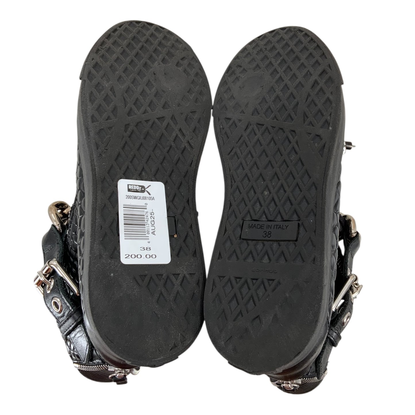 Giuseppe Zanotti Design Croc Embossed High Top Sneakers