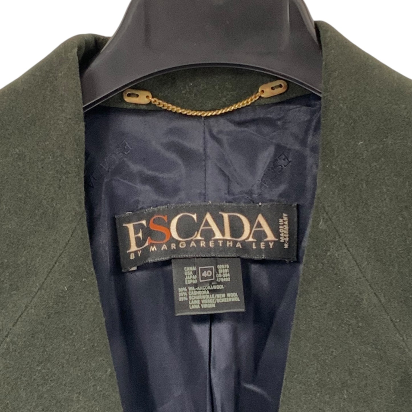 Escada Velvet Green Blazer