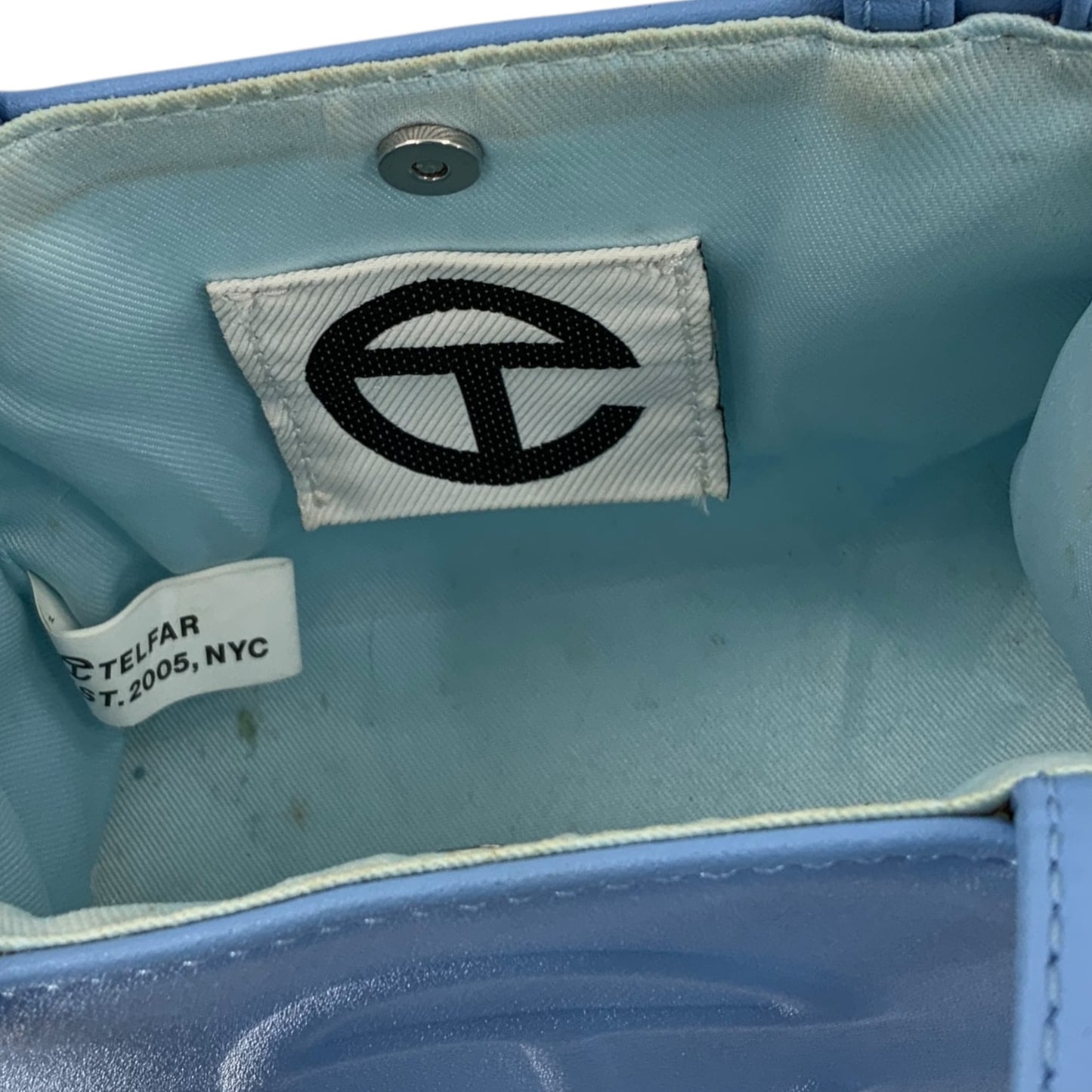Telfar Periwinkle Blue Small Shopping Bag