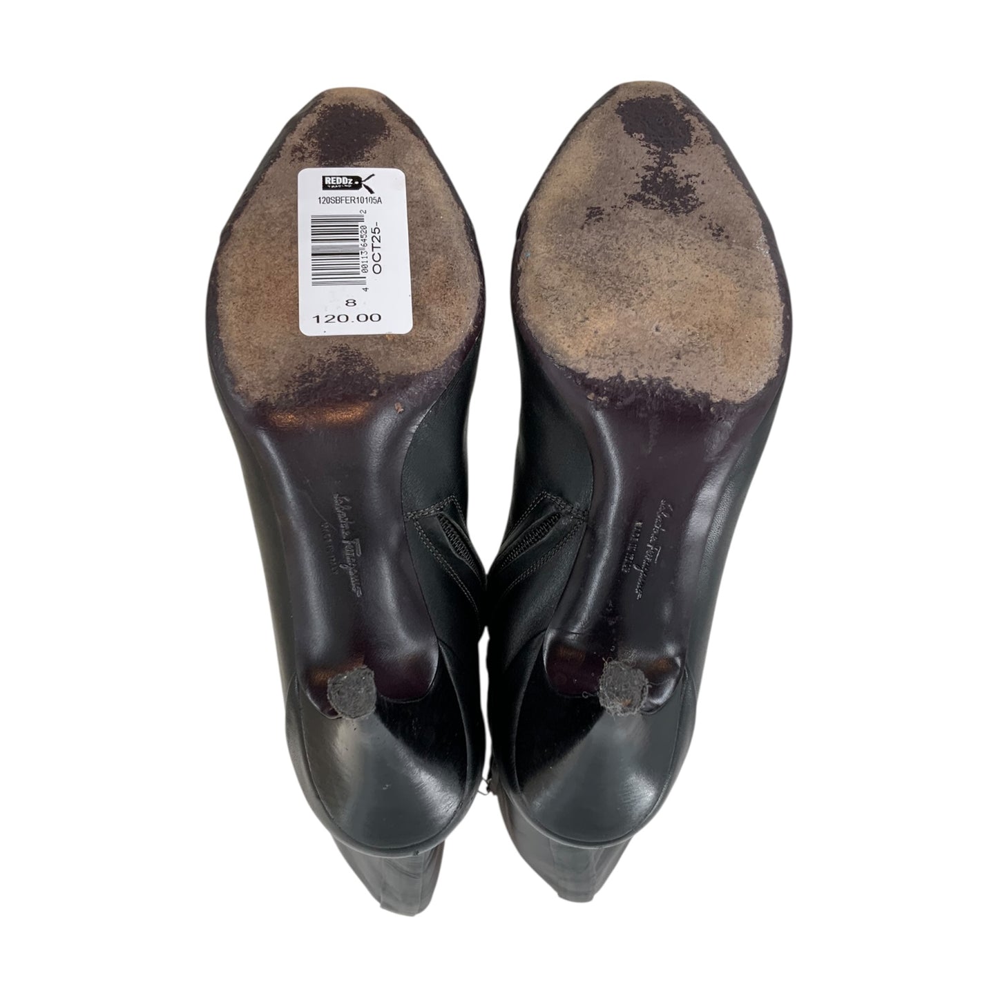 Salvatore Ferragamo Leather Knee High Boots