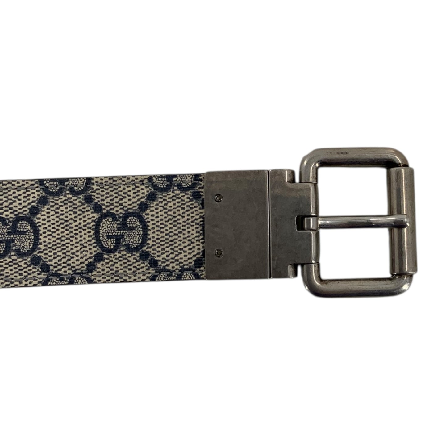 Gucci Navy Blue Reversible Belt