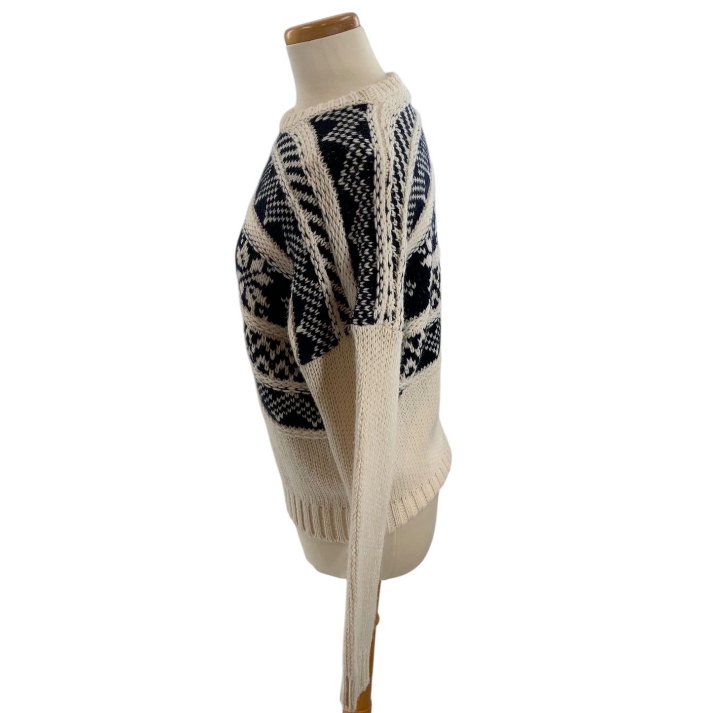 Maje Knit Sweater with Snowflake Detail