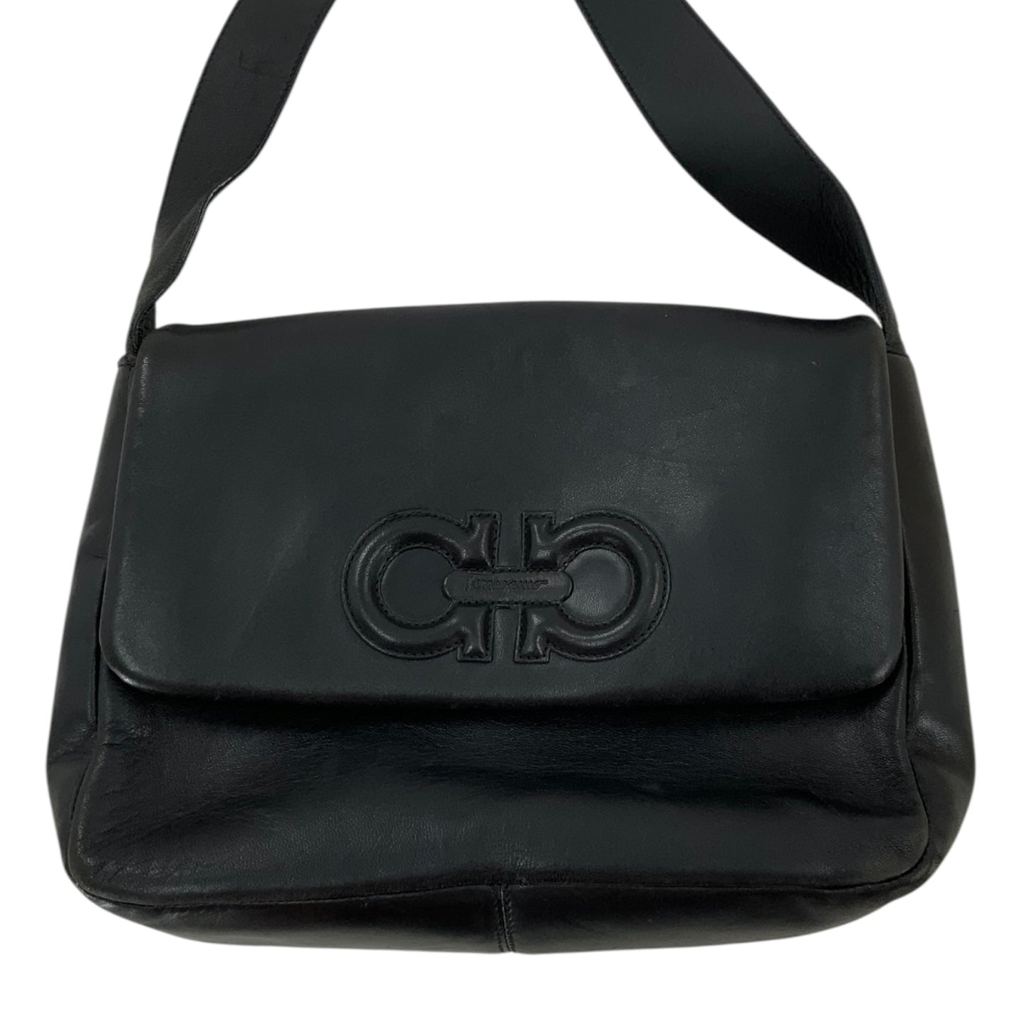 Salvatore Ferragamo Double Gancini Shoulder Bag