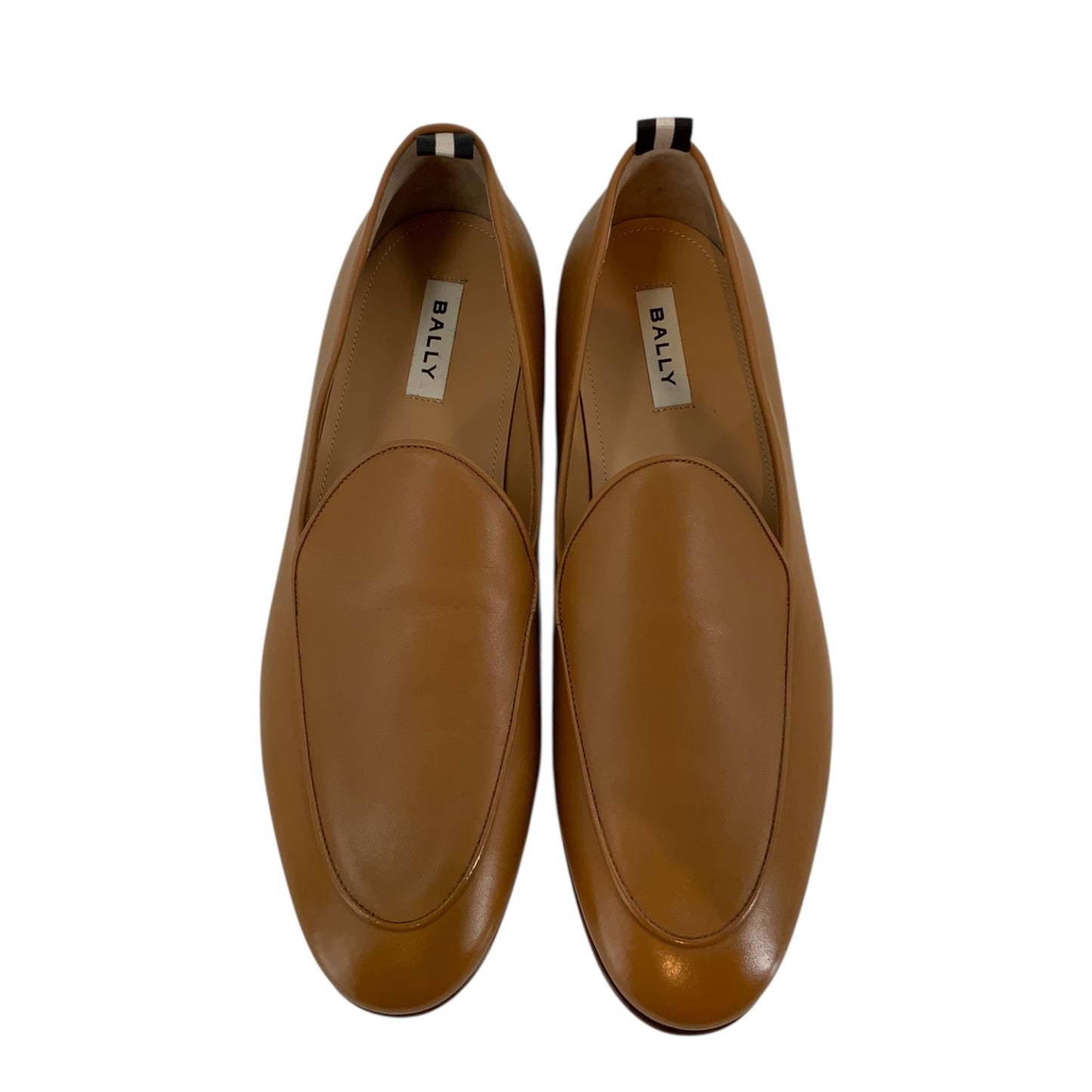 Bally Tan Leather Loafers