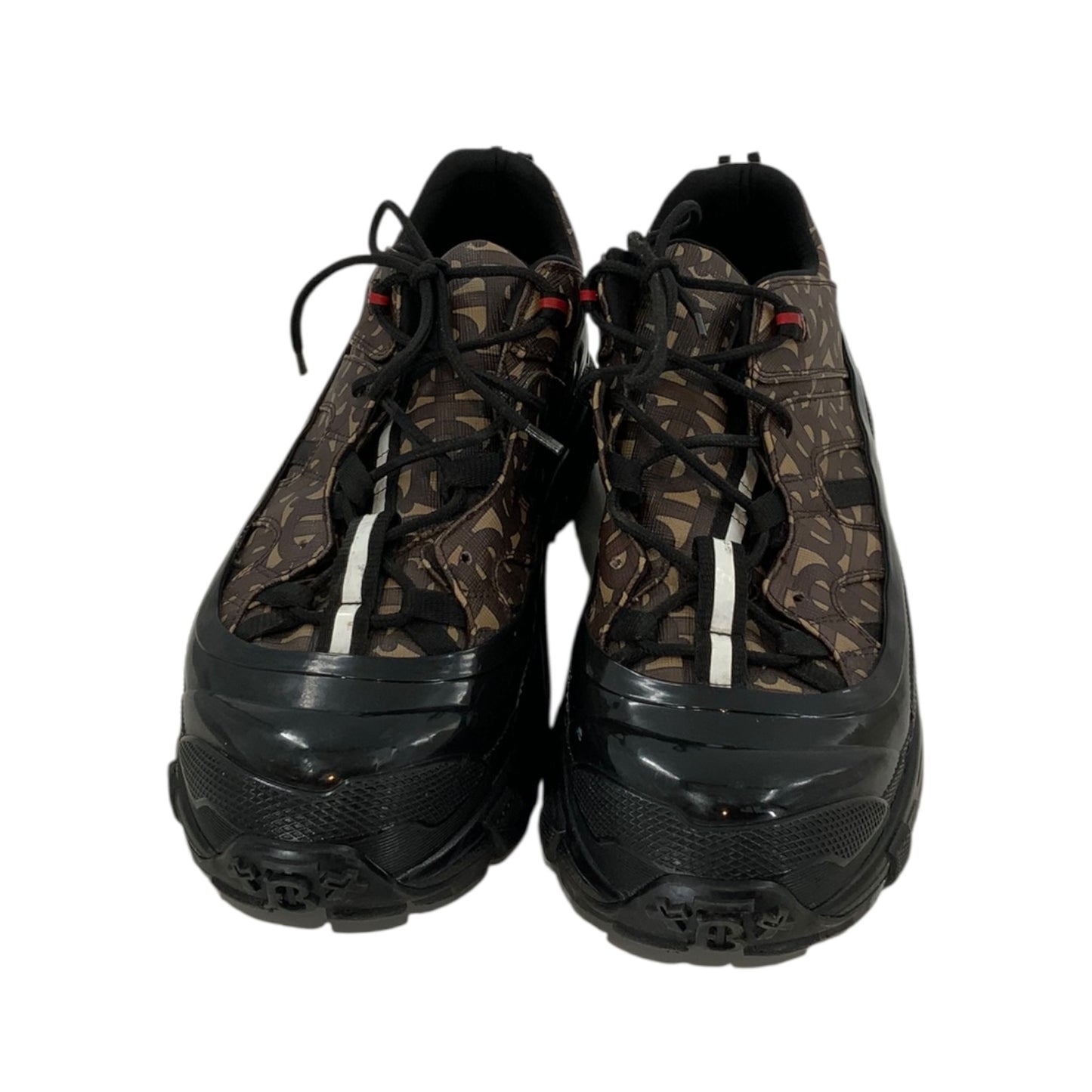 Burberry Arthur Monogram Leather Sneakers