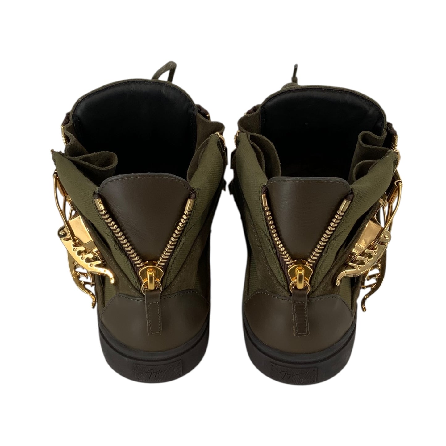 Giuseppe Zanotti High Top Olive Green Sneakers
