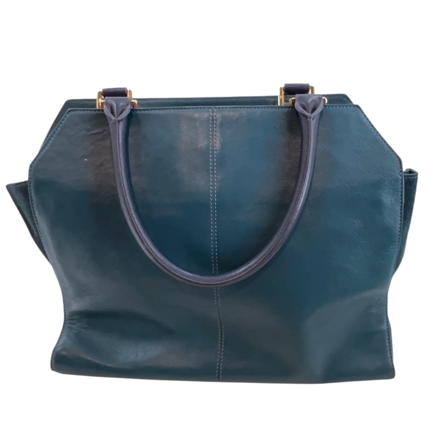 Tory Burch Penelope Teal Leather Satchel