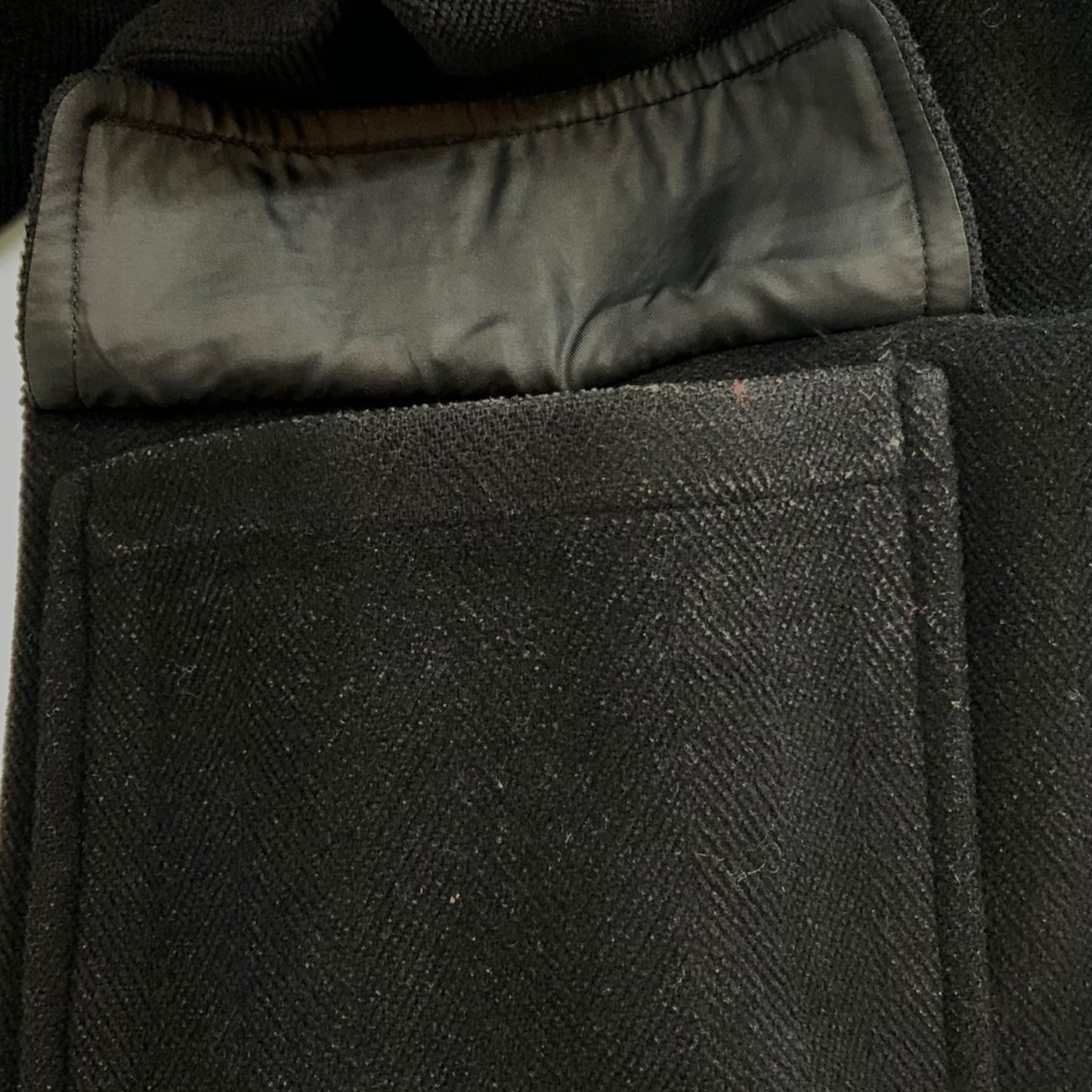 Burberry Black Stadium Coat