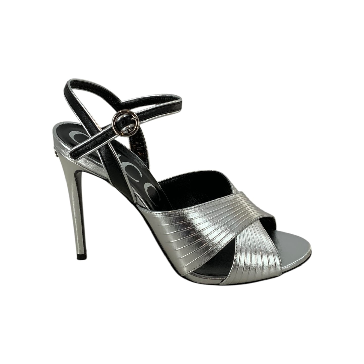 Gucci Silver Heels