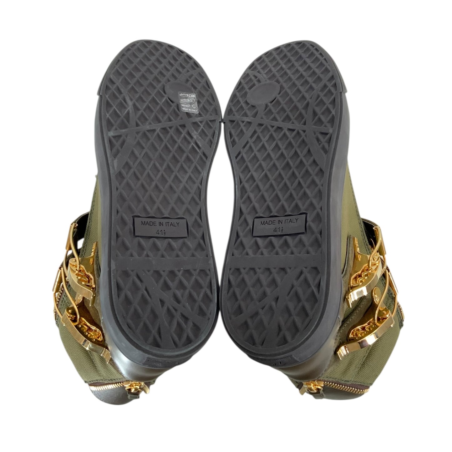 Giuseppe Zanotti High Top Olive Green Sneakers
