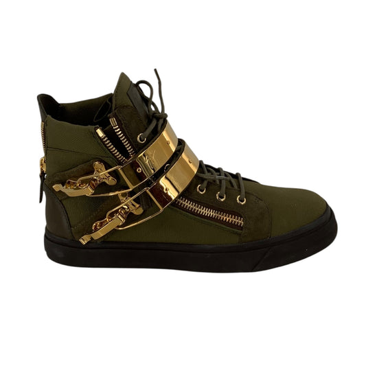 Giuseppe Zanotti High Top Olive Green Sneakers