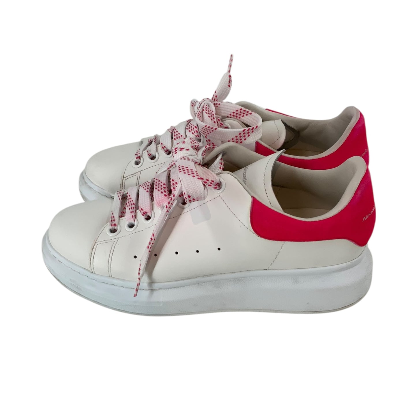 Alexander McQueen ES Suede Detail Sneakers in Hali Pink
