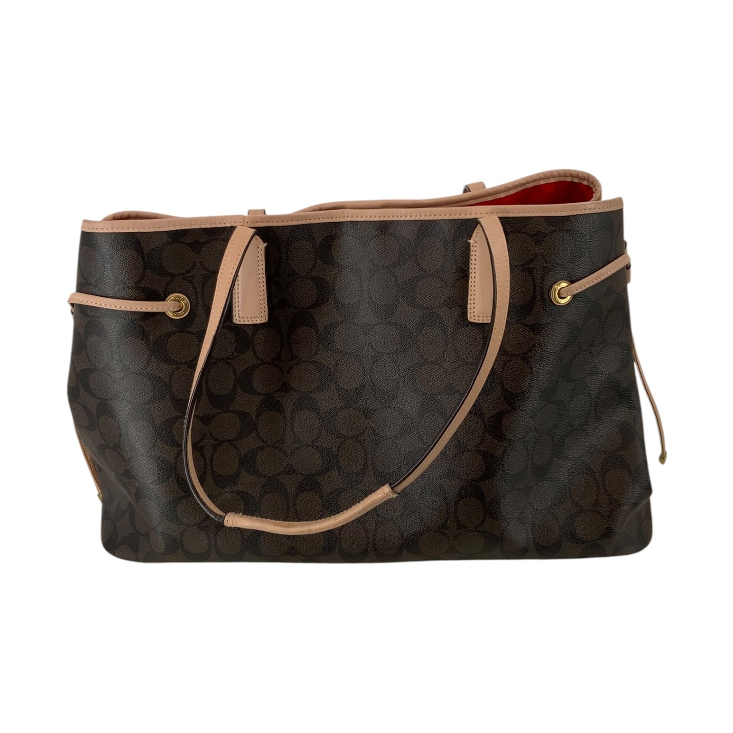 Coach Signature Stripe Tote Bag