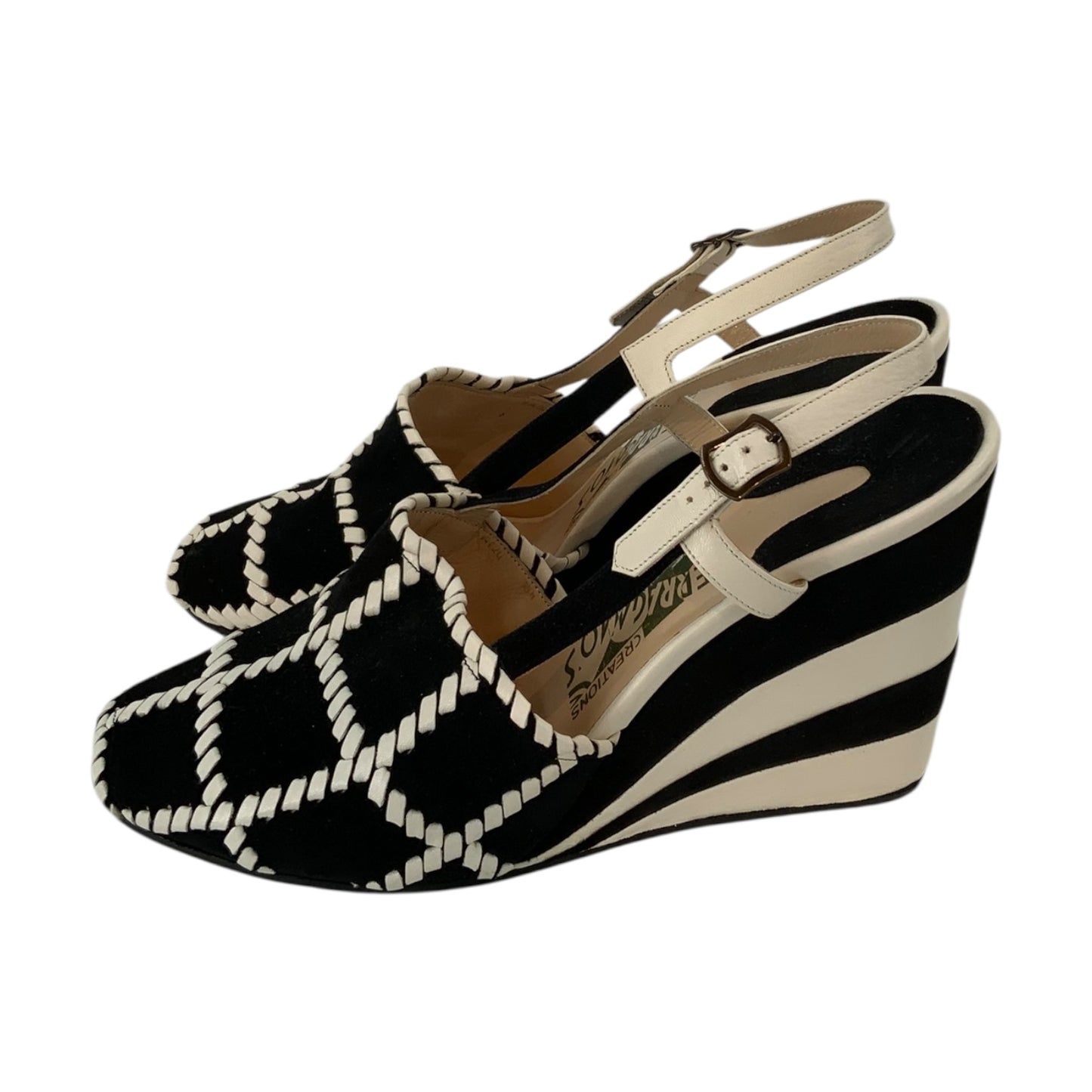 Salvatore Ferragamo Pelle Multicolore Wedges