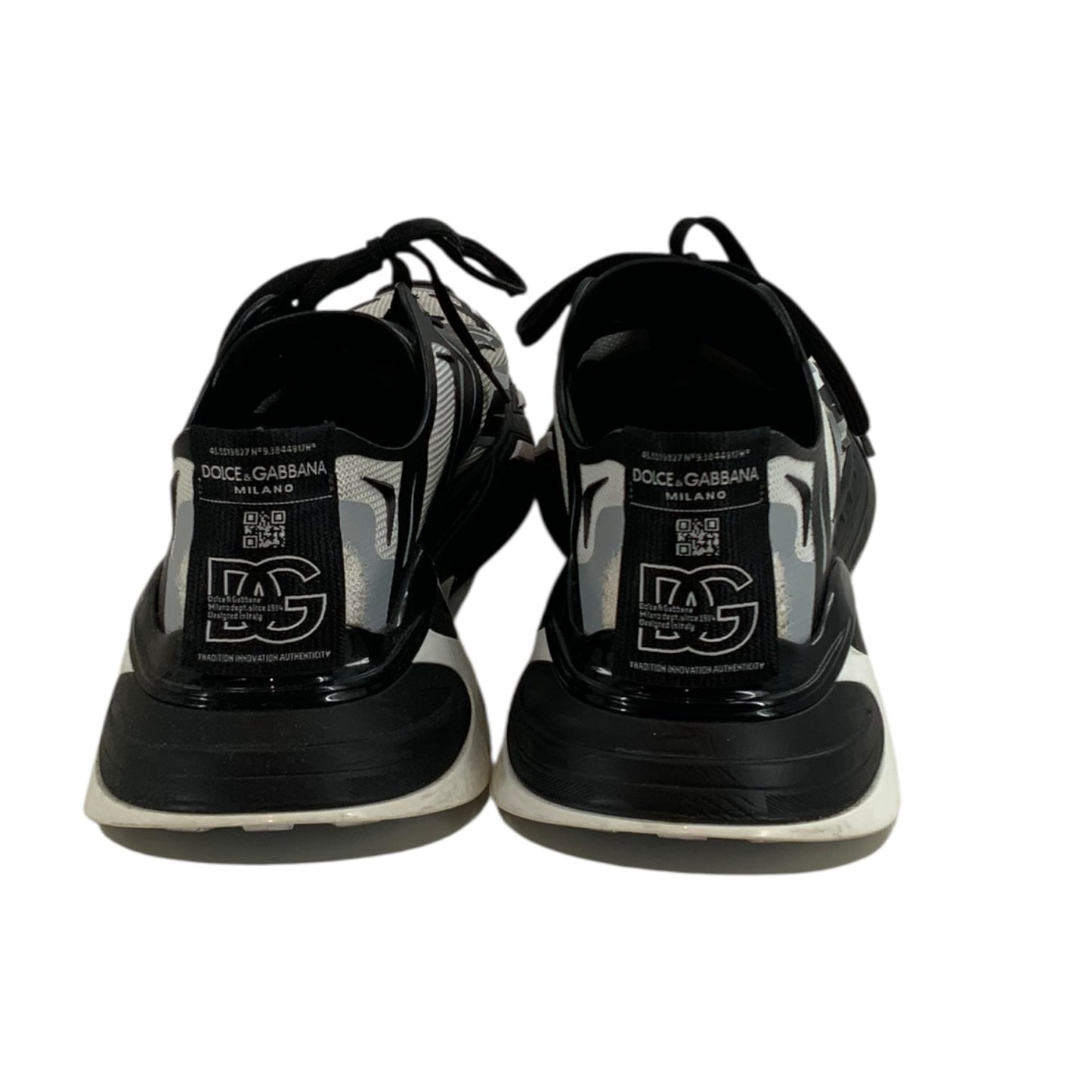 Dolce and Gabbana Fast In Maglina Panelled Sneakers