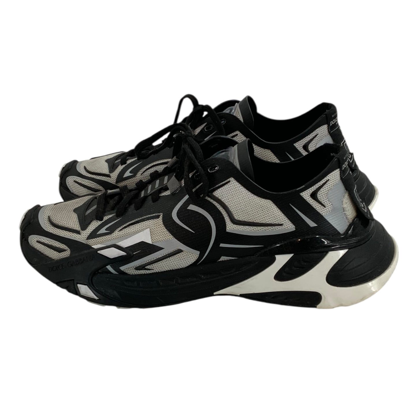 Dolce and Gabbana Fast In Maglina Panelled Sneakers
