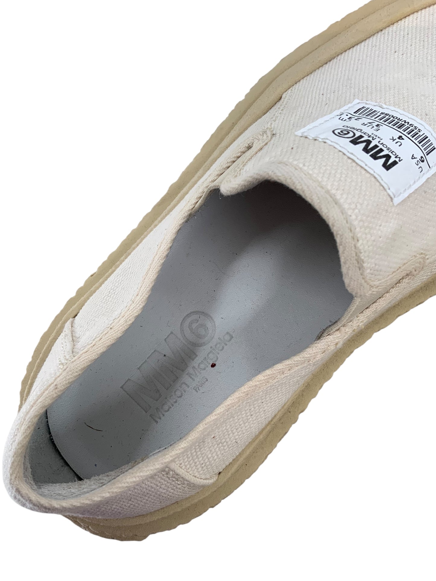 Maison Margiela Ecru Slip-On Platform