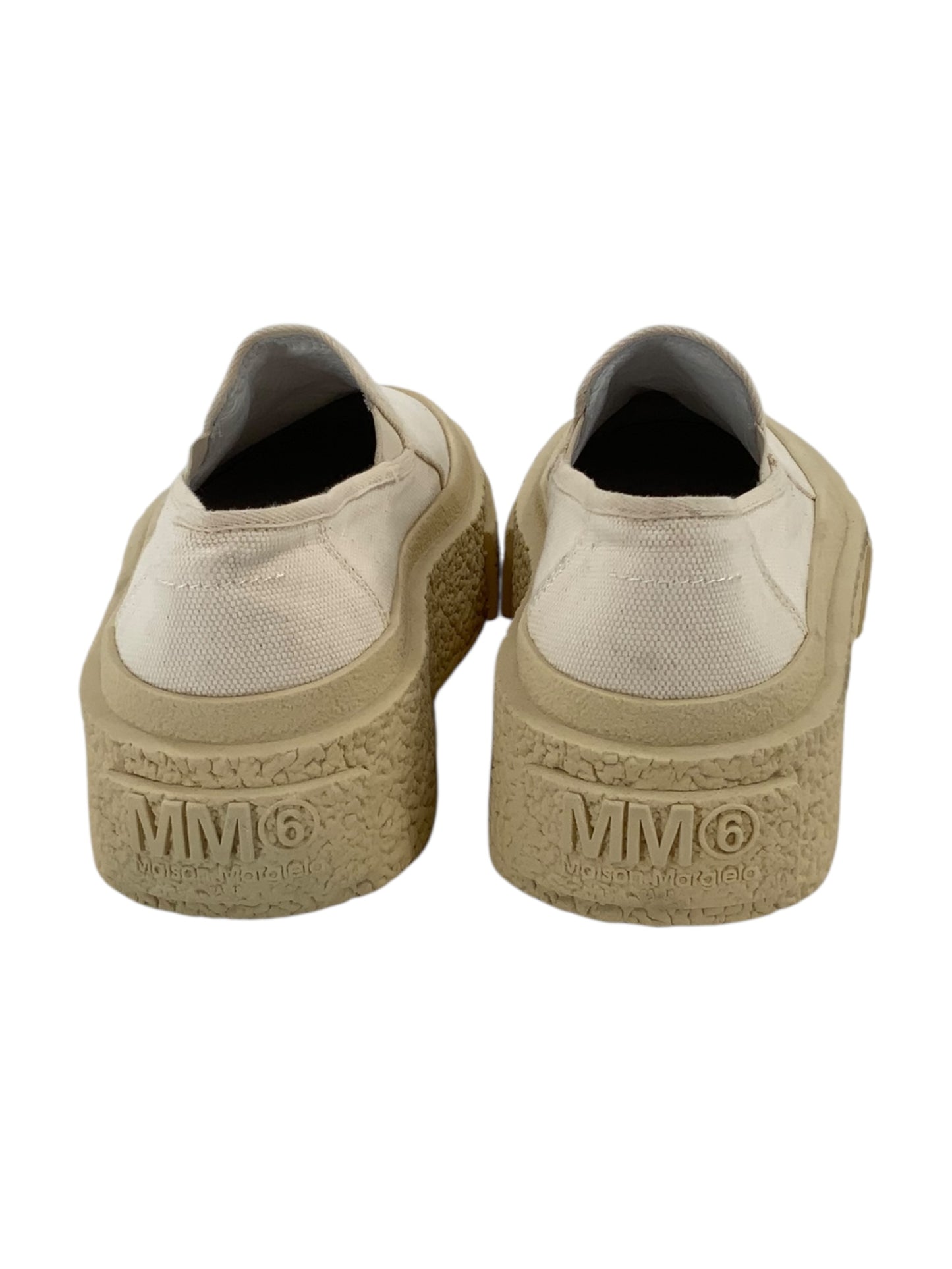 Maison Margiela Ecru Slip-On Platform
