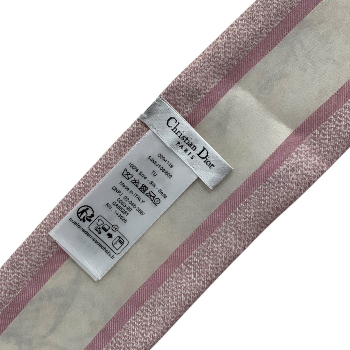 Christan Dior Silk Toile De Jouy Reverse Capri Mitzah Scarf