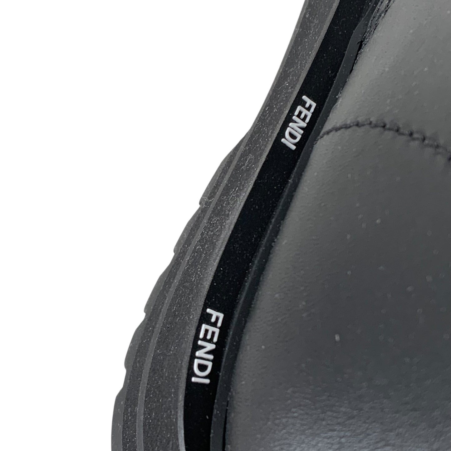 Fendi Calfskin FFreedom Platform Biker Boots