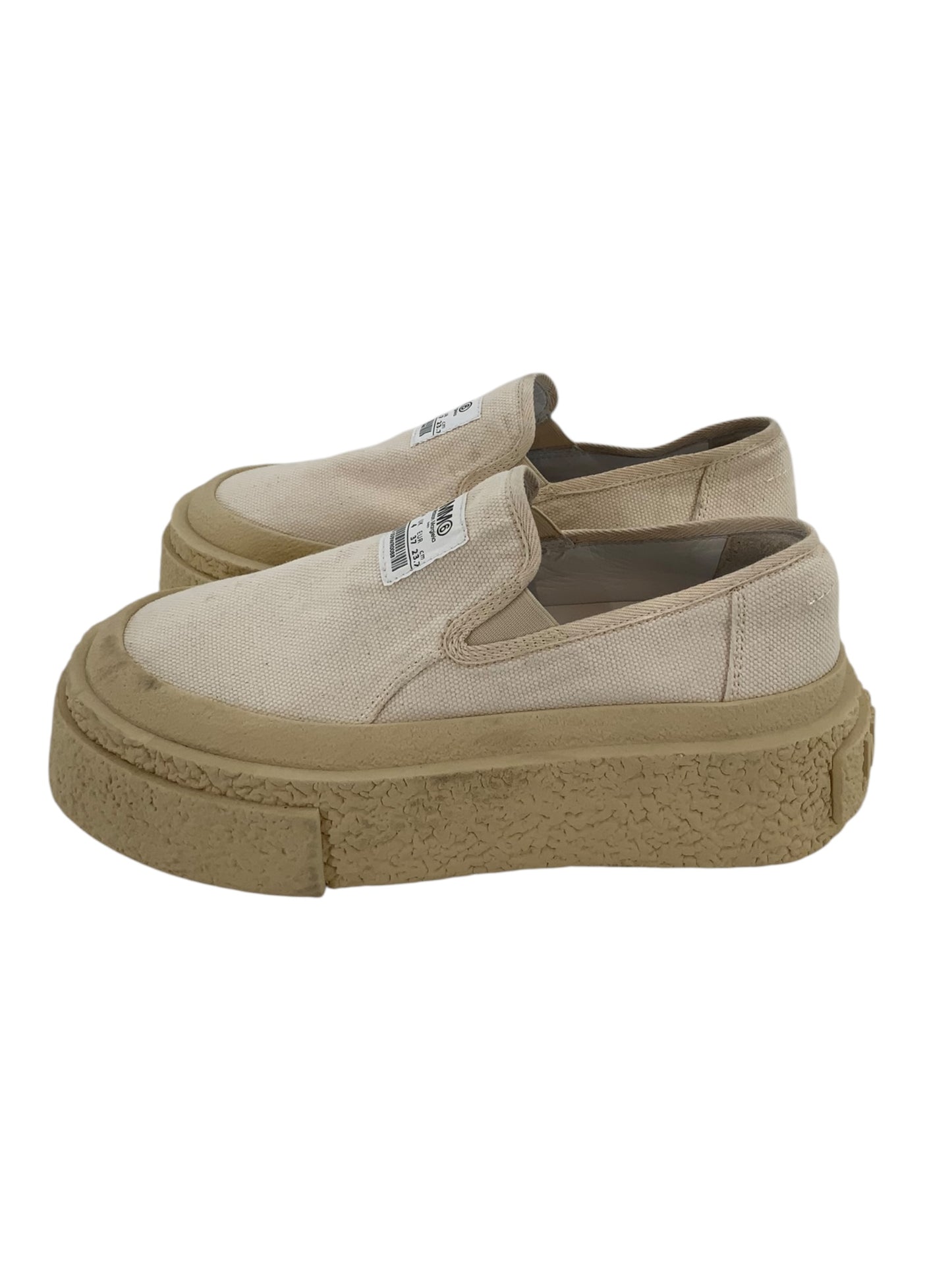 Maison Margiela Ecru Slip-On Platform
