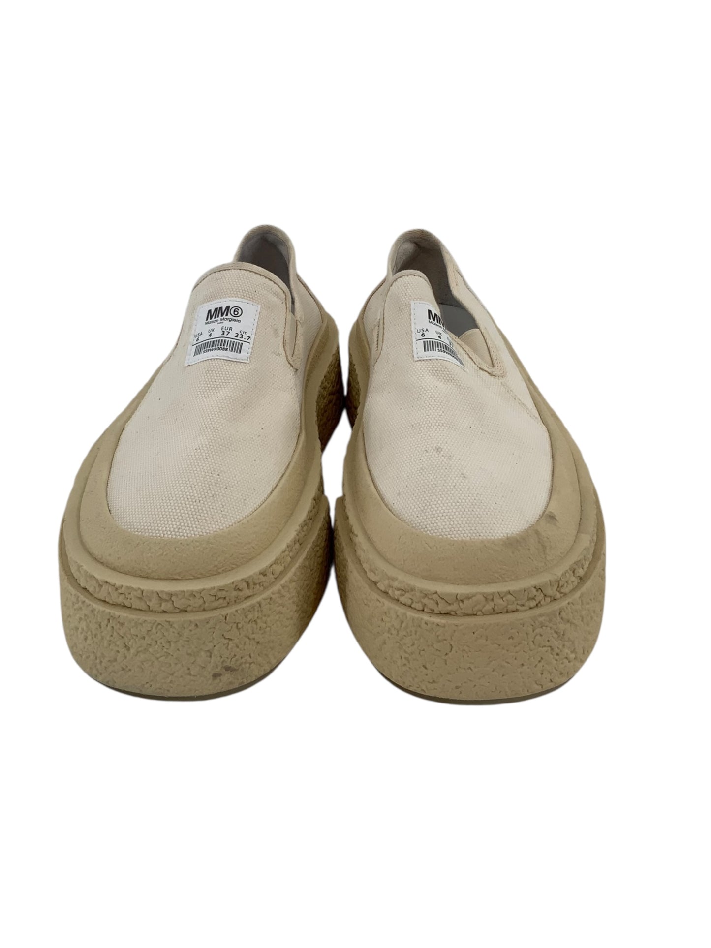 Maison Margiela Ecru Slip-On Platform