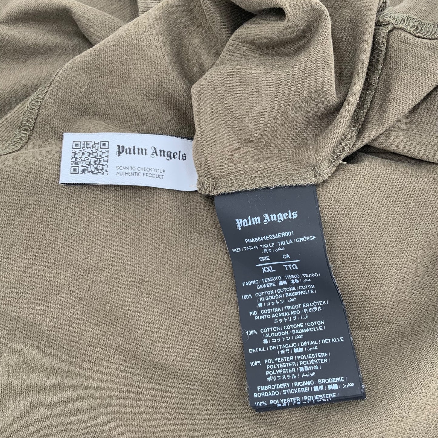 Palm Angels Long Sleeve Logo Shirt