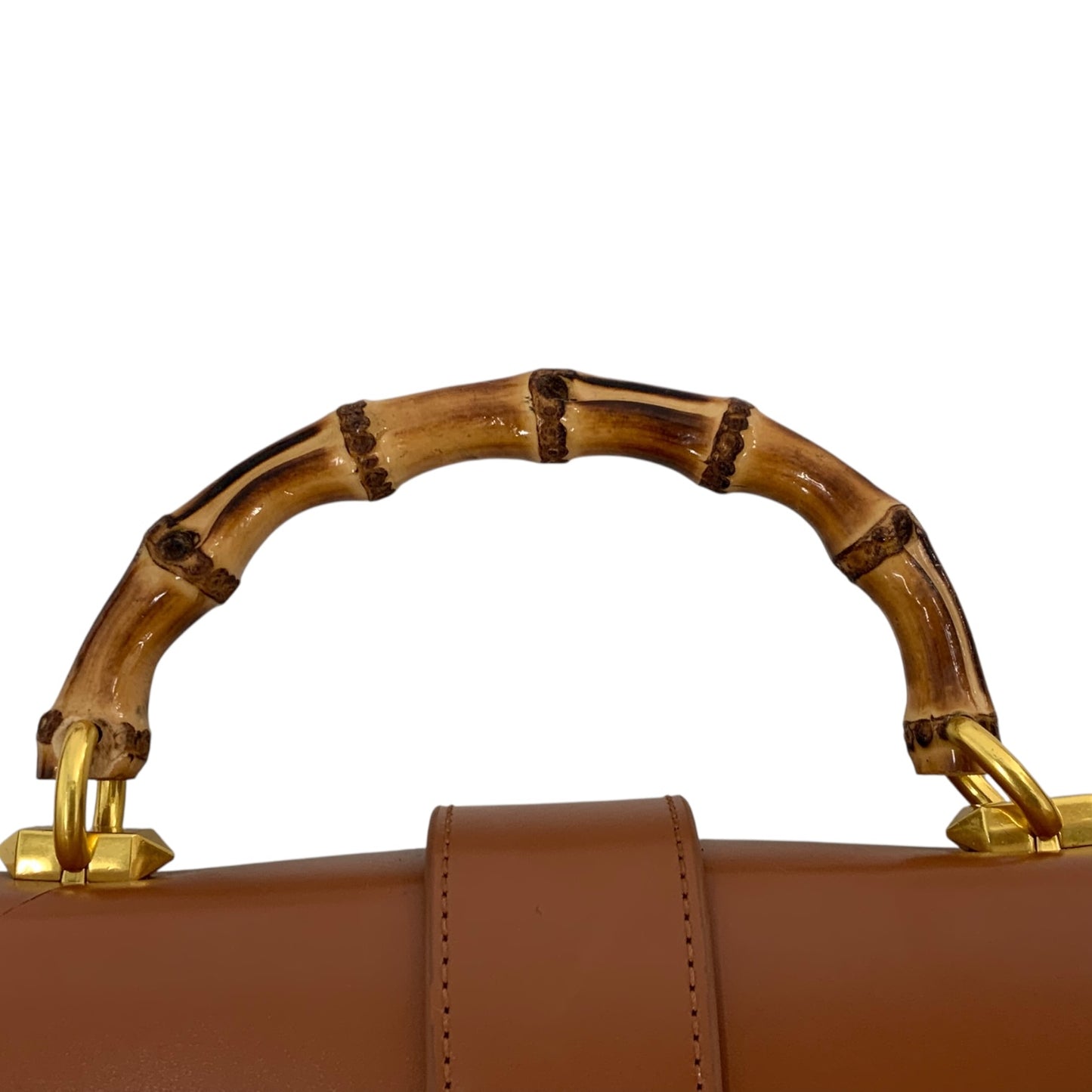 Kassandre Leather Camel Colored Handbag