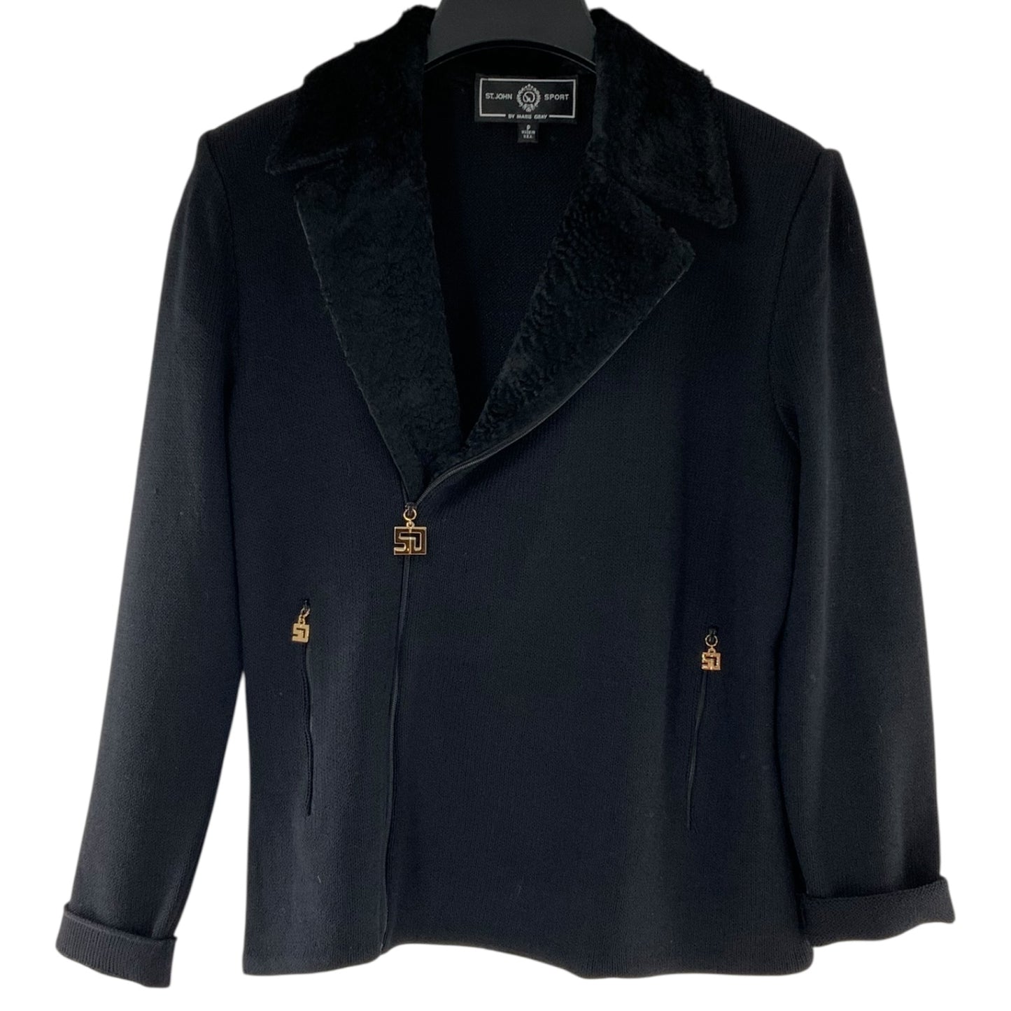 St. John Sport Zip Up Sweater