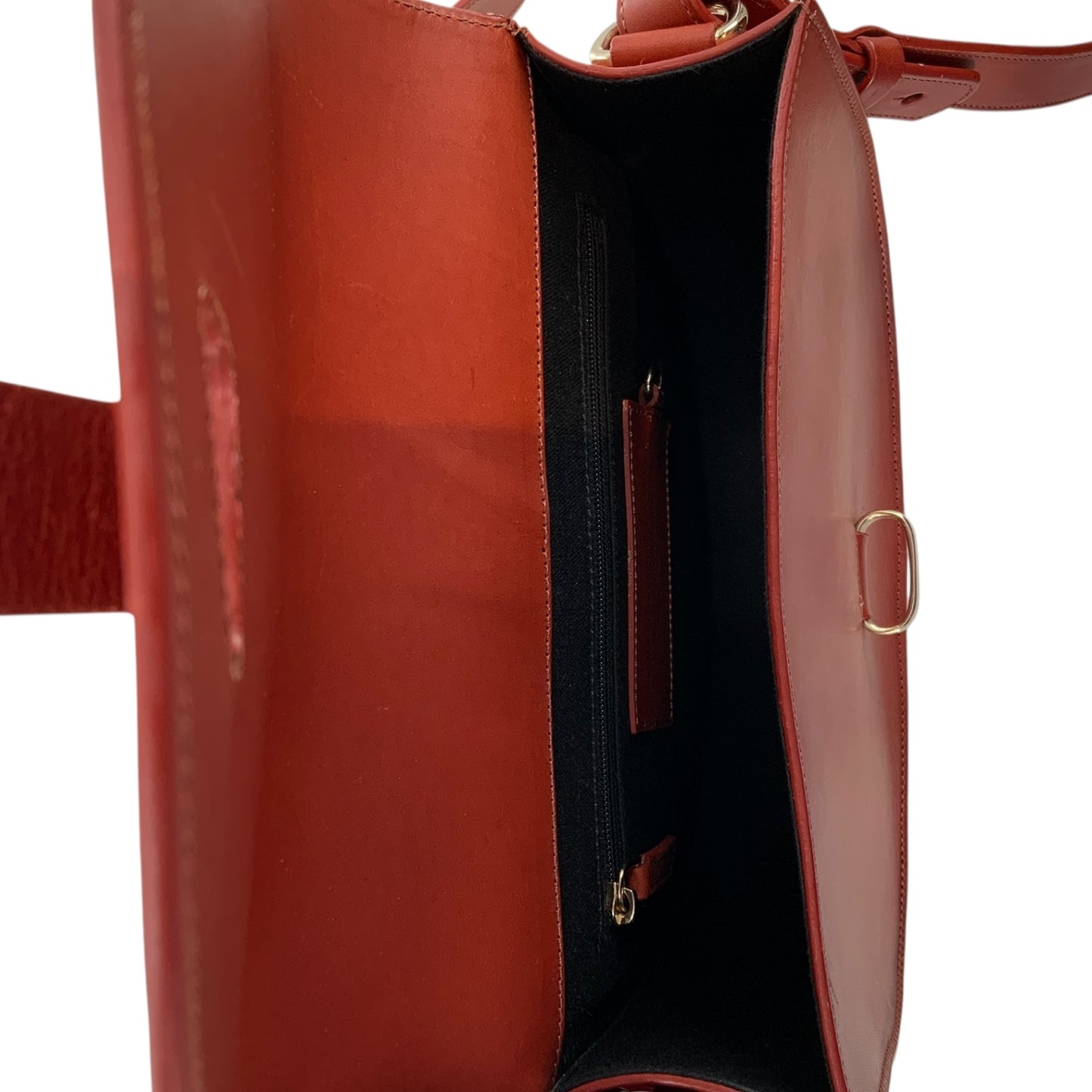 La Maroquinerie Sezane Camel Colored Leather Crossbody