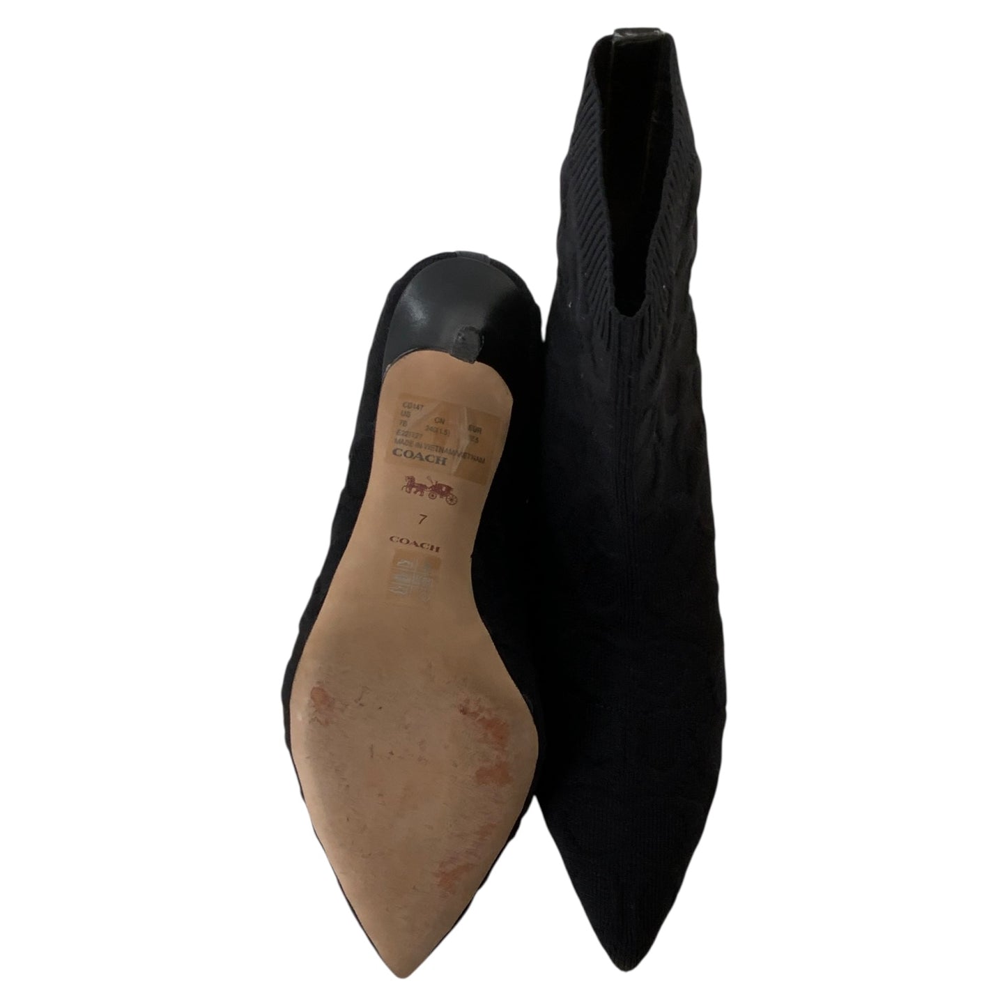 Coach Ankle Boot with Kitten Heel