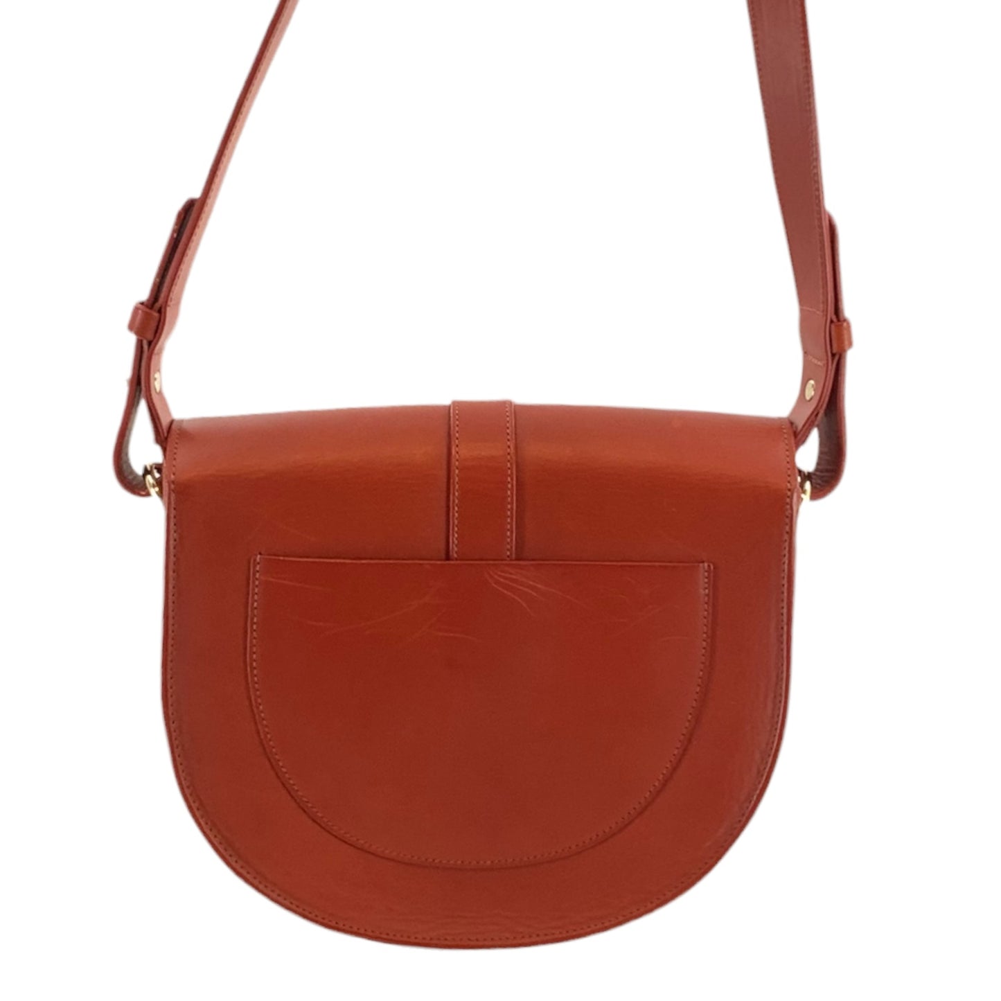 La Maroquinerie Sezane Camel Colored Leather Crossbody
