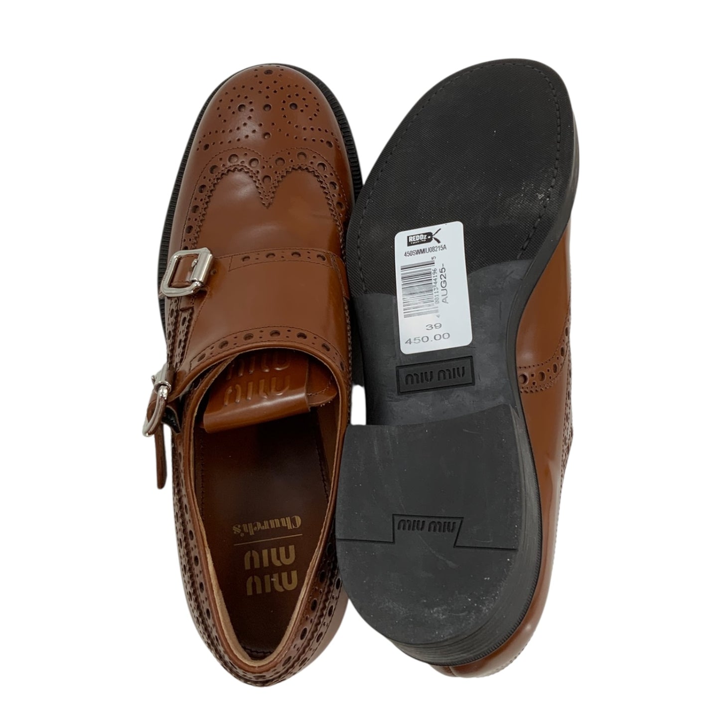 Miu Miu X Church's Leather Brogue Shoes