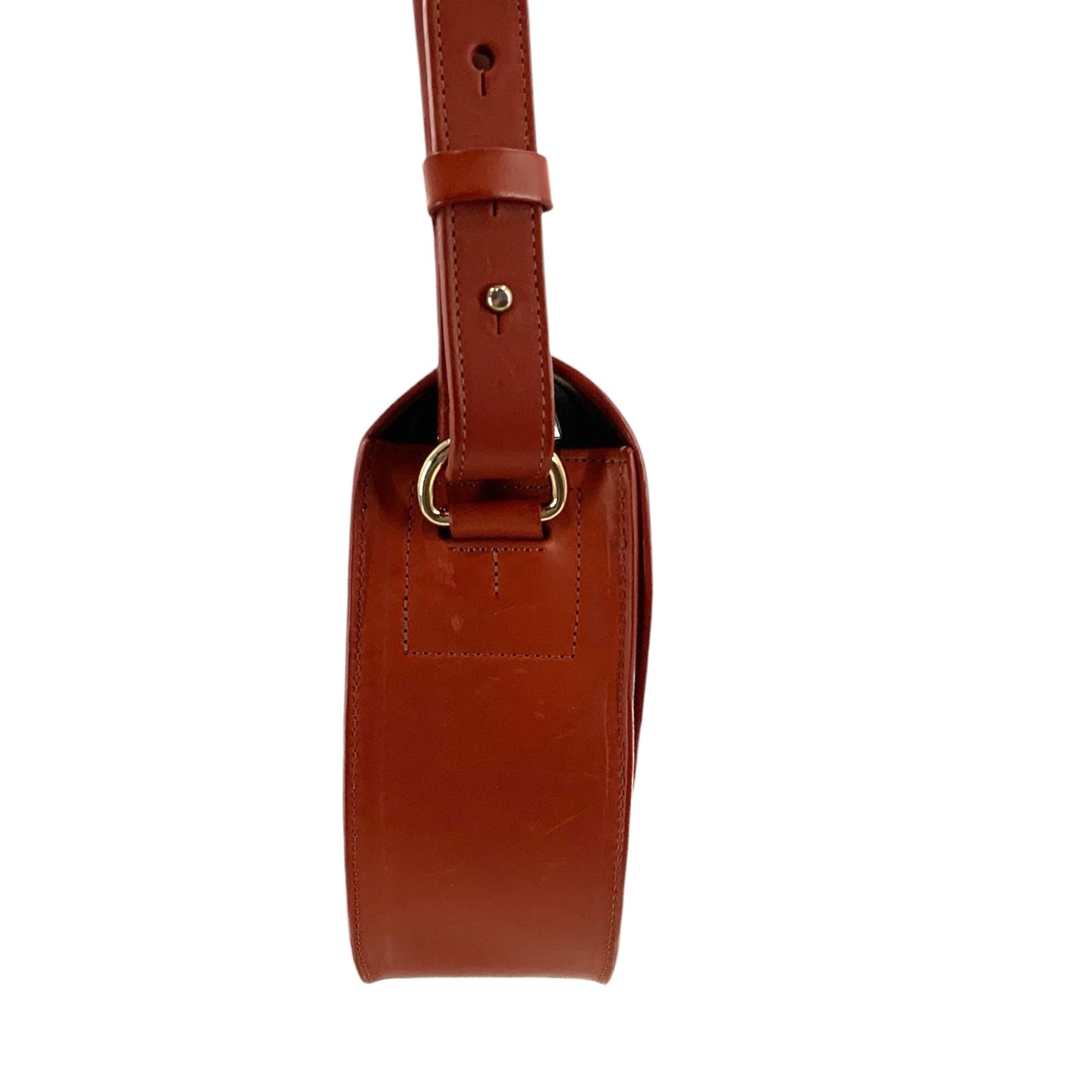 La Maroquinerie Sezane Camel Colored Leather Crossbody
