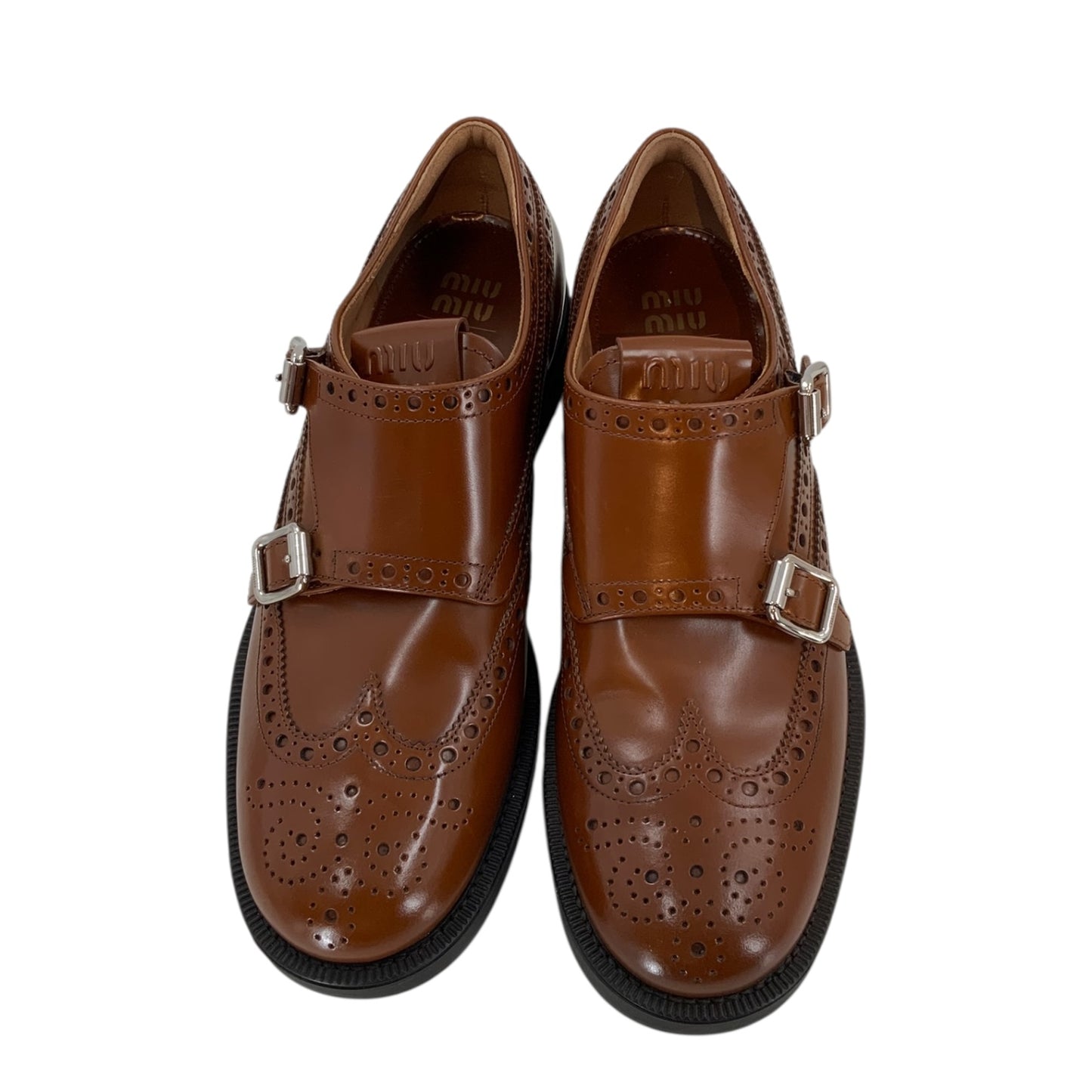 Miu Miu X Church's Leather Brogue Shoes