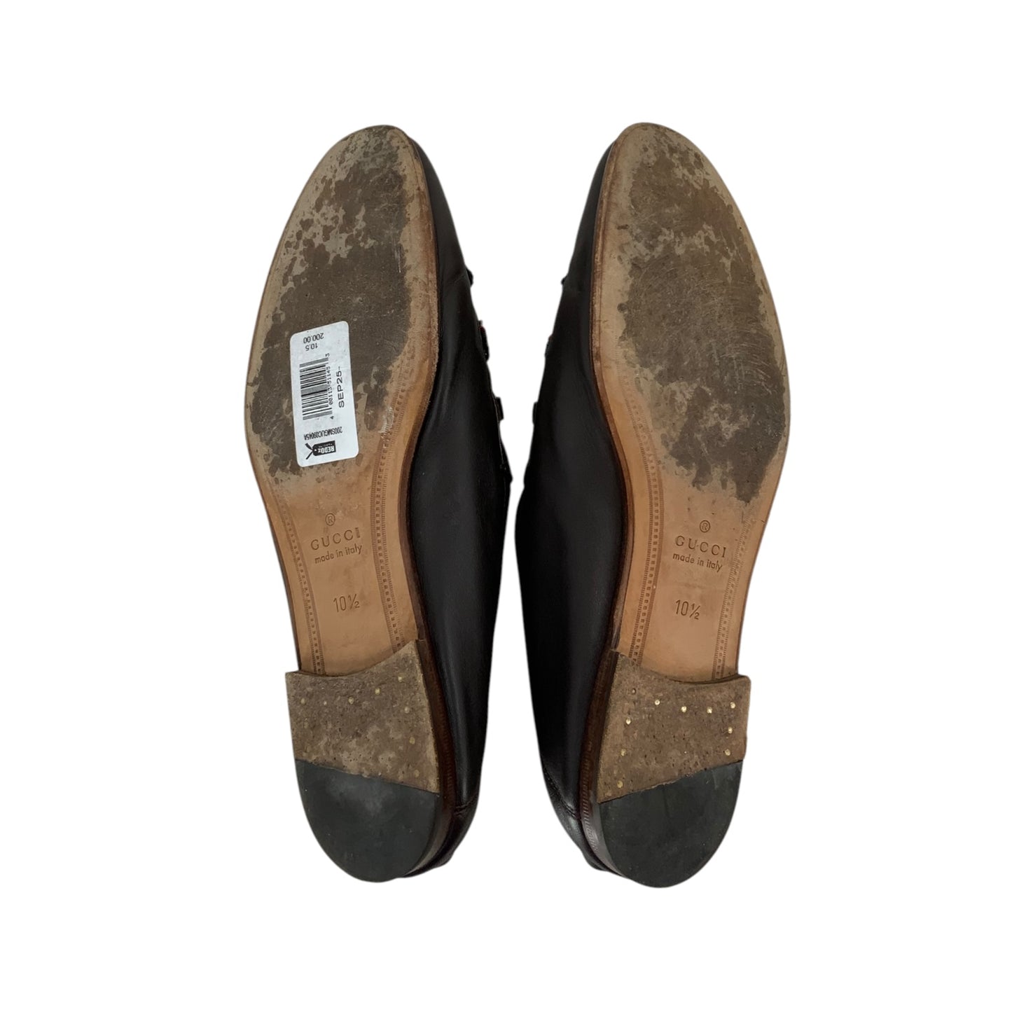 Gucci Horsebit and Embroidered Patch Detail Loafers