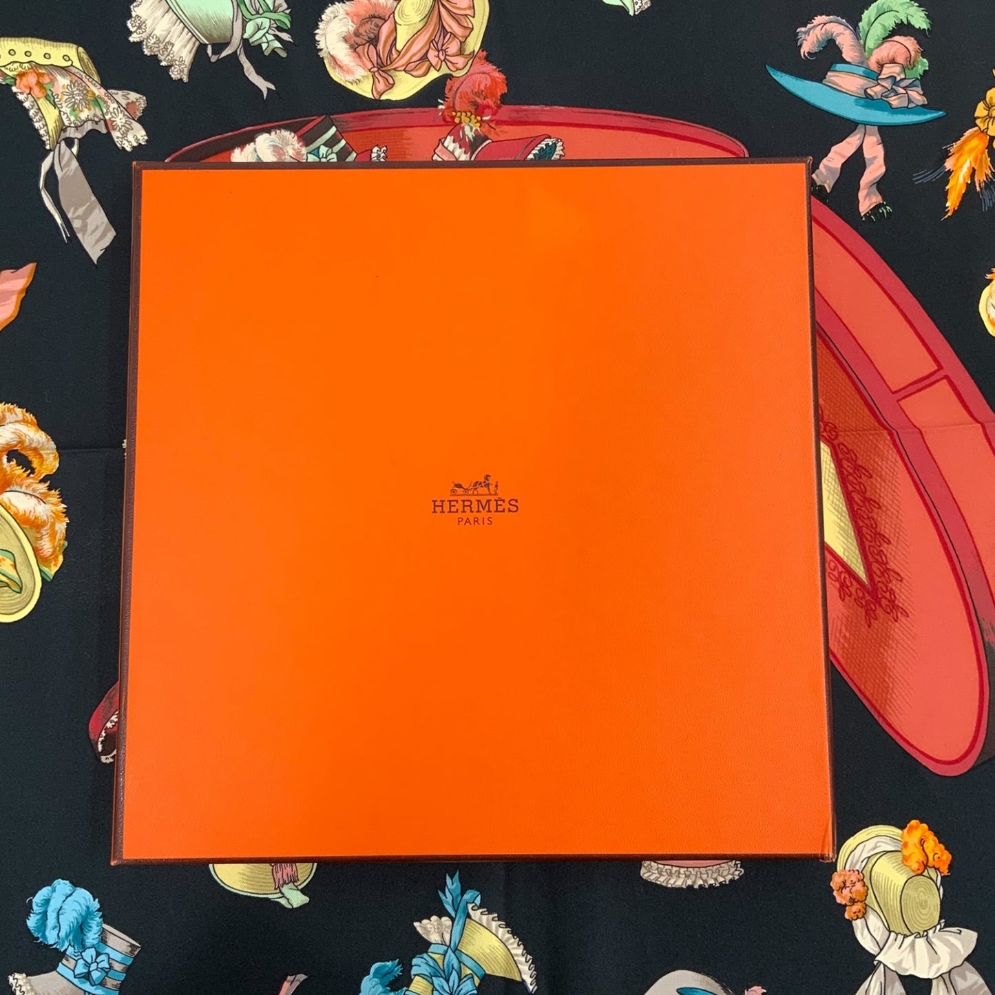 Hermes Paris Modiste Silk Scarf