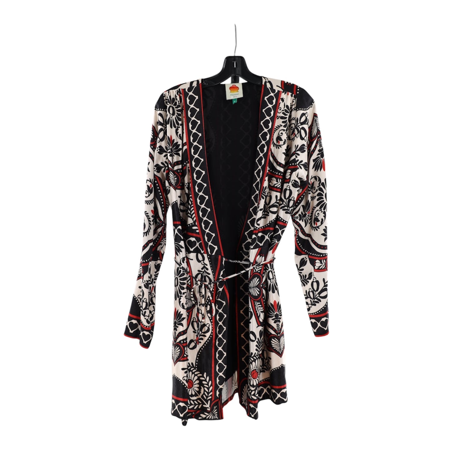 FARM Rio Black Passion Mini Wrap Dress