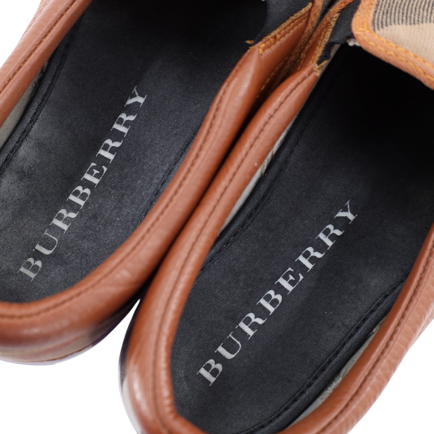 Burberry Nova Check Plaid Slip-On Sneakers