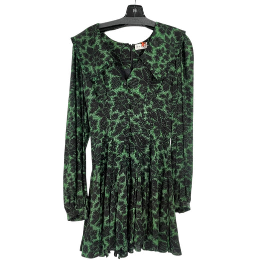 Rhode Wendy Printed Mini Dress in Emerald Savoy Lace