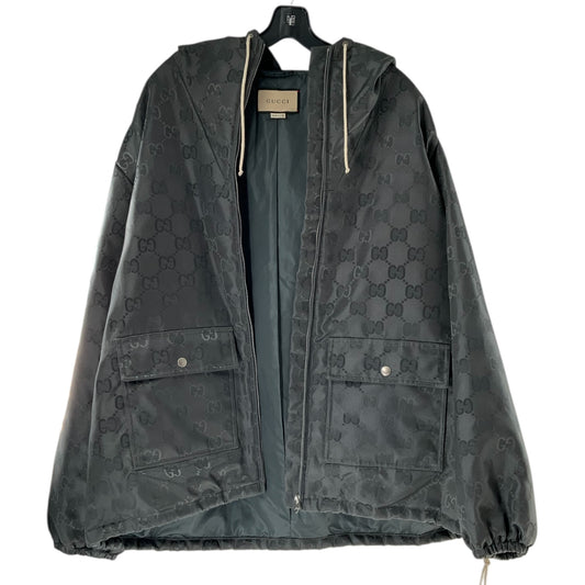 Gucci Grey GG Monogram Windbreaker