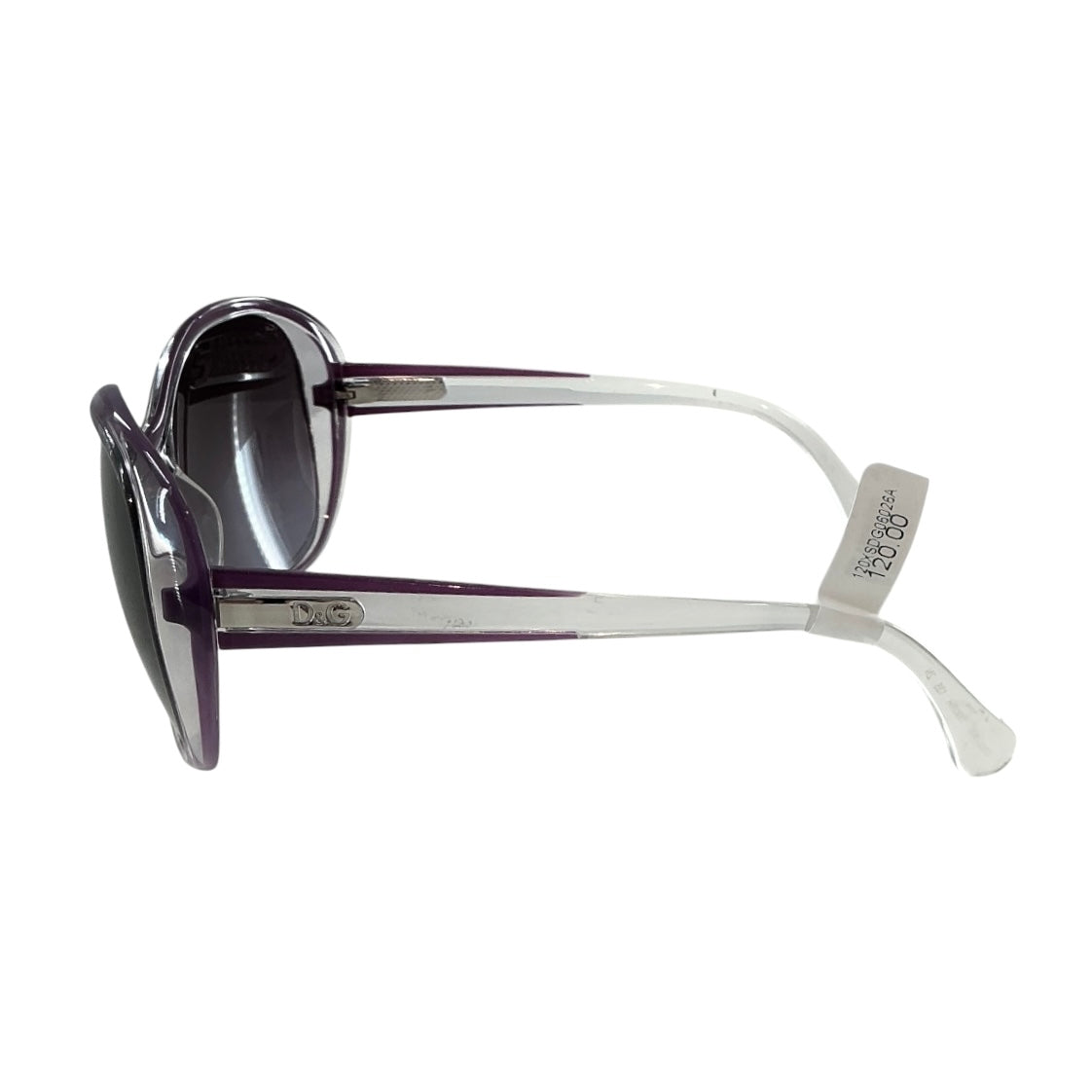 D&G Dolce & Gabbana DD8090 Oversized Purple & Clear Sunglasses